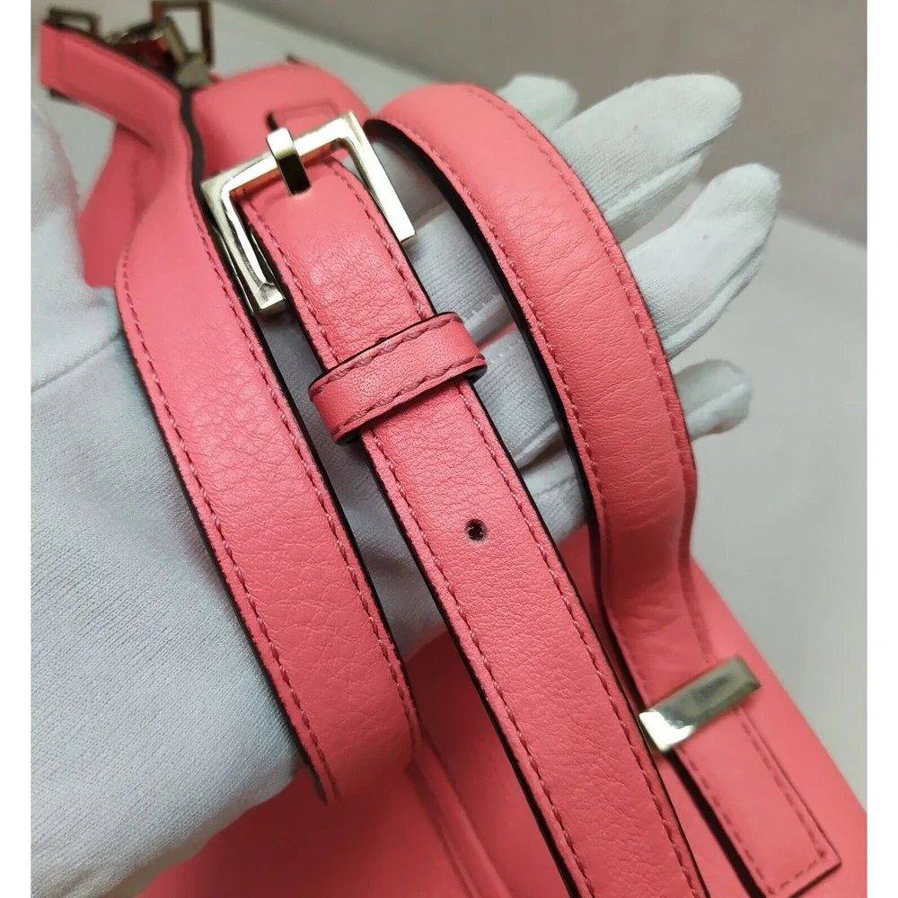 Kate Spade New York Pink Leather Top Handle Satchel Crossbody Bag